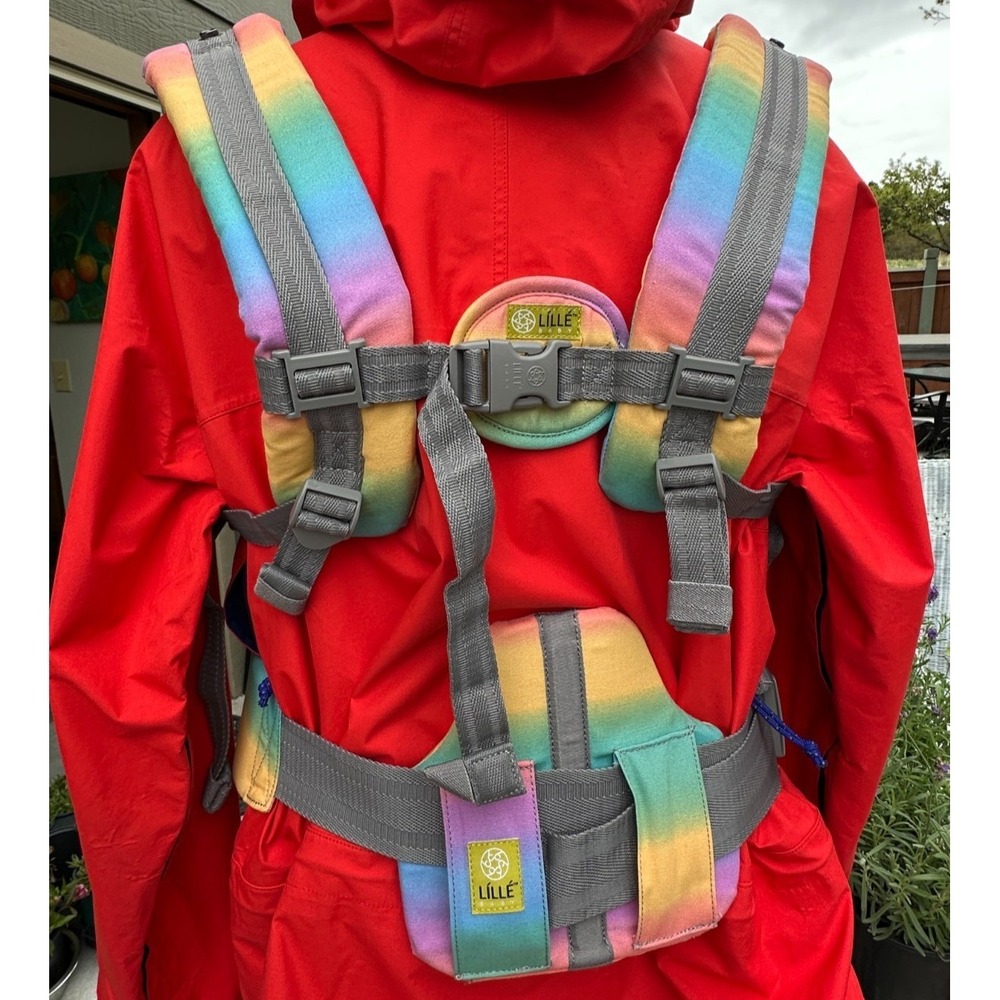 RARE Rainbow LilleBaby Carryon Airflow DLX Carrier Toddler Baby MYSTIC Pride - Picture 12 of 16